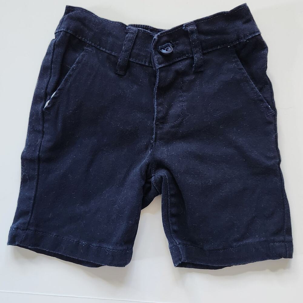 Adriano Goldsmied Kids Preppy Navy Blue Chino Shorts Size 18 Months